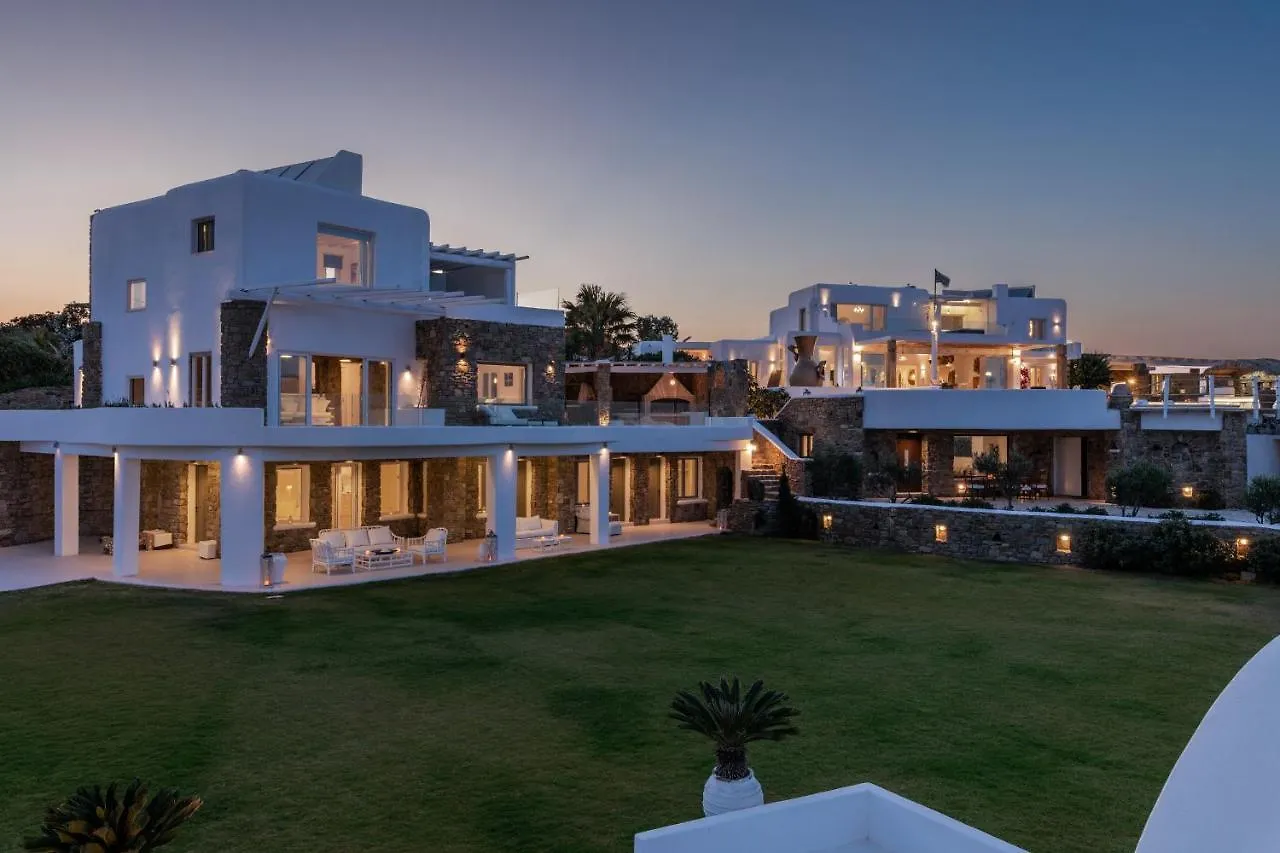 Spectacular Kalafatis Villa 1 Bedroom Villa Vibhu Private Jacuzzis Infinity Pool