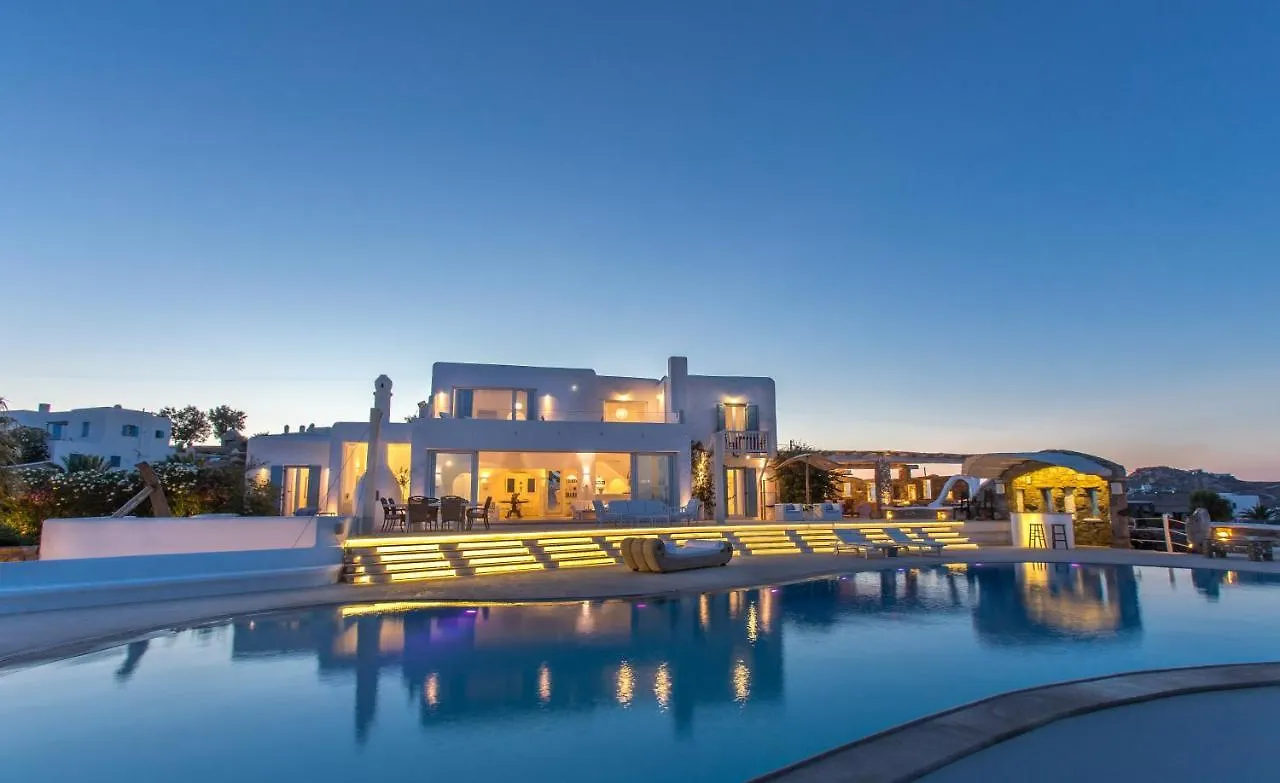 Spectacular Kalafatis Villa 1 Bedroom Villa Vibhu Private Jacuzzis Infinity Pool Greece